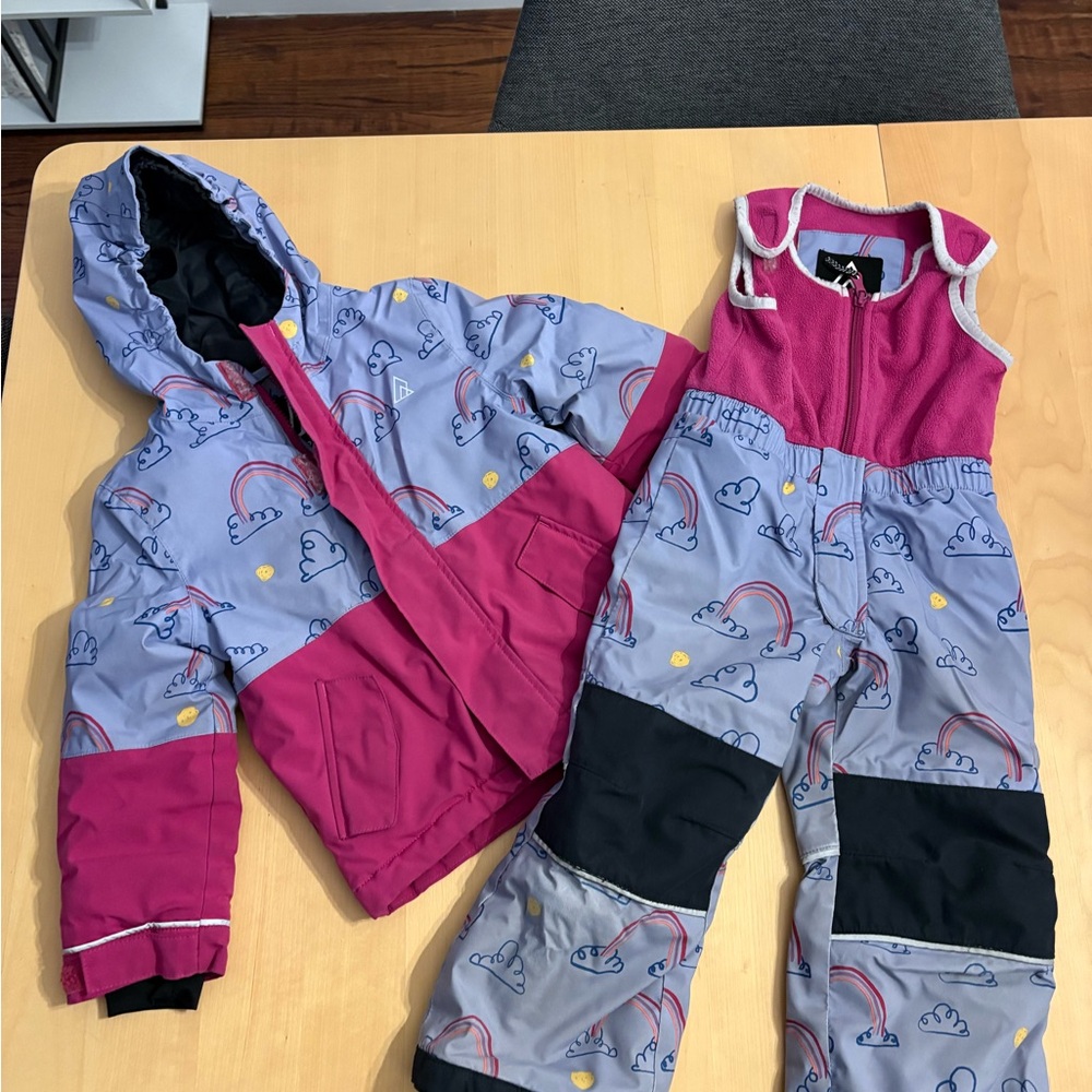 Ripzon Snowsuit with Cloud Pattern 3T